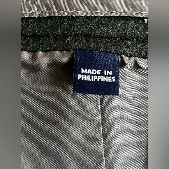 J Crew Thompson Mens Trench Coat Winter Wool Blend Jacket Overcoat Olive NEW - Picture 10 of 11